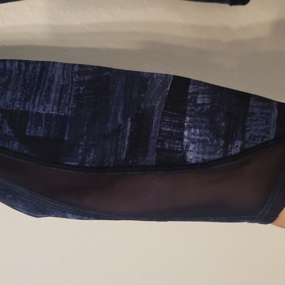 Lululemon Train Times Crop (17")Transition Multi Midnight Navy / Black - Picture 4 of 7